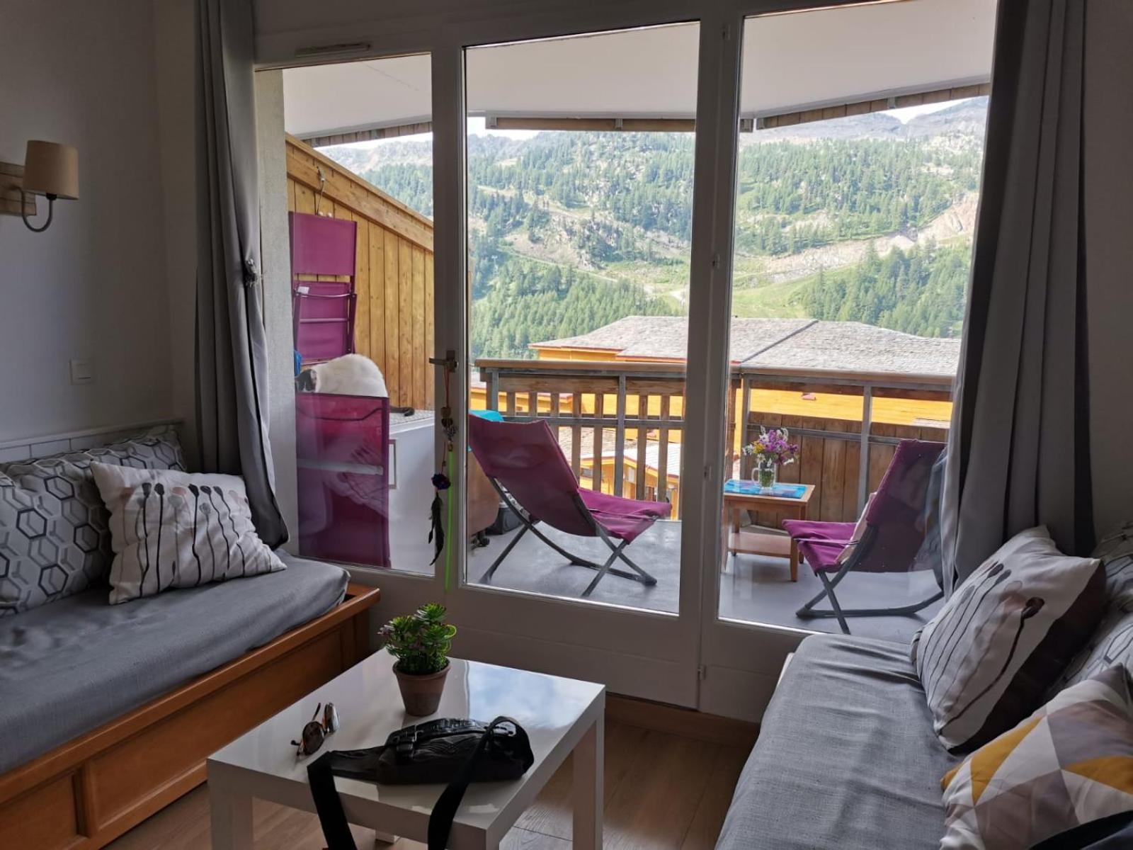Апартаменти 2 Pieces Avec Terrasse Et Vue Sur Les Pistes Ізола-2000 Екстер'єр фото